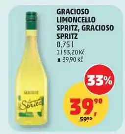 Penny Market GRACIOSO LIMONCELLO SPRITZ, GRACIOSO SPRITZ nabídka