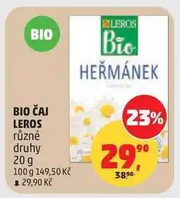 Penny Market BIO ČAJ LEROS nabídka