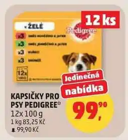Penny Market KAPSIČKY PRO PSY PEDIGREE nabídka