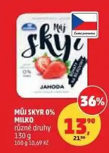Penny Market MŮJ SKYR 0% MILKO nabídka