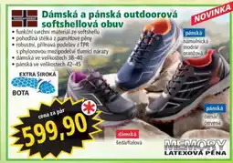 Norma Dámská a pánská outdoorová softshellová obuv nabídka