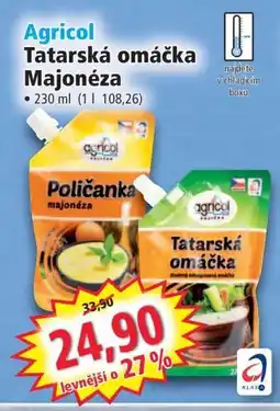 Norma Agricol Tatarská omáčka, Majonéza nabídka