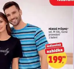 Penny Market PÁNSKÉ PYŽAMO nabídka