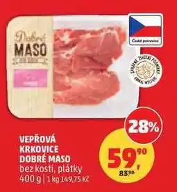 Penny Market Vepřová krkovice Dobré maso nabídka