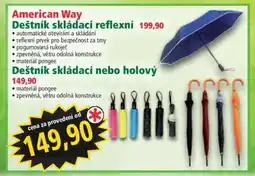 Norma Deštník skládací nebo holový nabídka