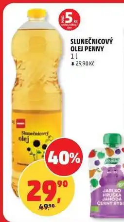 Penny Market SLUNEČNICOVÝ OLEJ PENNY nabídka