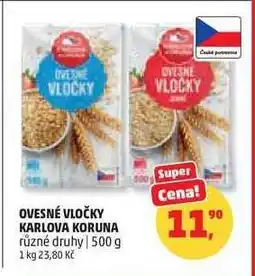 Penny Market OVESNÉ VLOČKY KARLOVA KORUNA nabídka