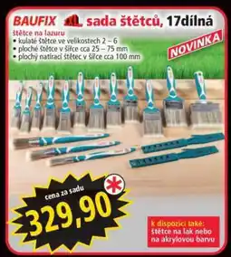 Norma BAUFIX XL sada štětců, 17dílná nabídka