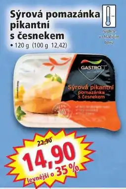 Norma Sýrová pomazánka pikantní s česnekem nabídka