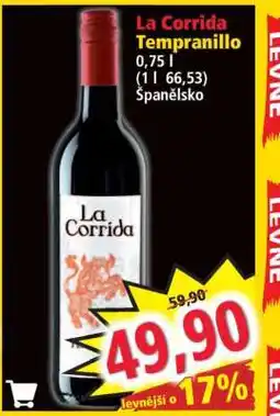 Norma La Corrida Tempranillo nabídka