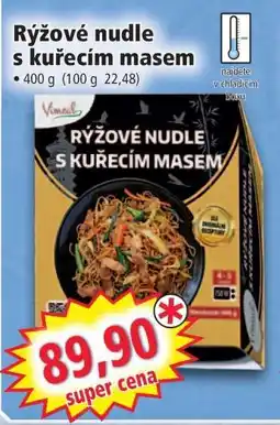 Norma Rýžové nudle s kuřecím masem nabídka
