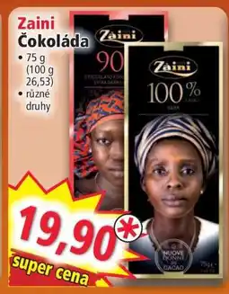 Norma Zaini Čokoláda nabídka