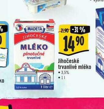 Trvanlivé mléko 3,5%