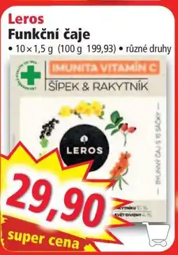 Norma Leros Funkční čaje nabídka