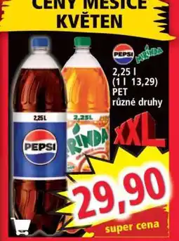 Norma Pepsi, Mirinda nabídka