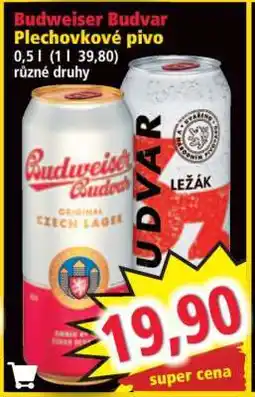 Norma Budweiser Budvar Plechovkové pivo nabídka
