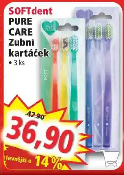 Norma SOFTdent PURE CARE Zubní kartáček nabídka