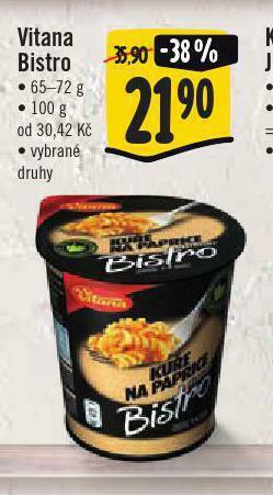 Jip Vitana bistro nabídka