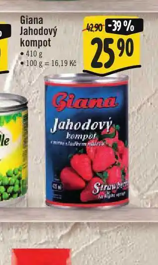 Jip Giana jahodový kompot nabídka