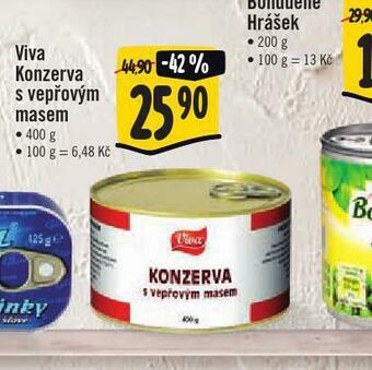 Jip Viva konzerva s vepřovým masem nabídka