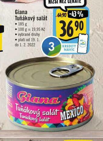 Jip Giana tuňákový salát nabídka