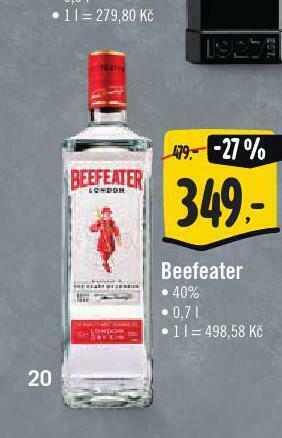 Jip Beefeater nabídka