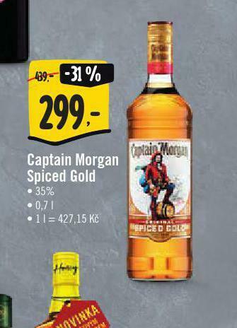 Jip Captain morgan spiced gold nabídka
