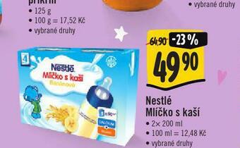 Jip Nestlé mlíčko s kaší nabídka