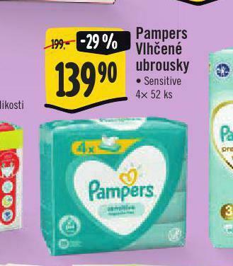 Jip Pampers vlhčené ubrousky nabídka