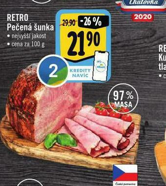 Albert Retro pečená šunka nabídka