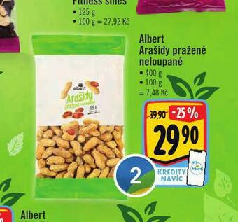 Albert Albert arašídy pražené neloupané nabídka
