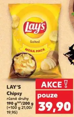 Kaufland LAY'S Chipsy nabídka