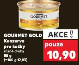 Kaufland GOURMET GOLD Konzerva pro kočky nabídka