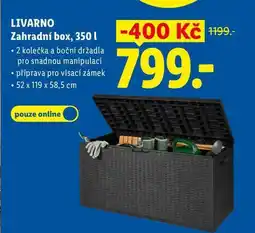 Lidl LIVARNO Zahradní box nabídka