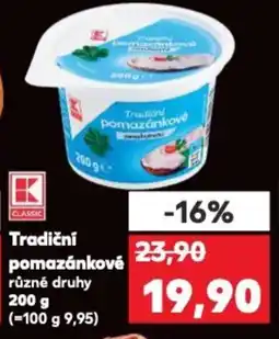Kaufland Tradiční pomazánkové nabídka