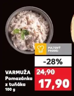 Kaufland VARMUŽA Pomazánka z tuňáka nabídka
