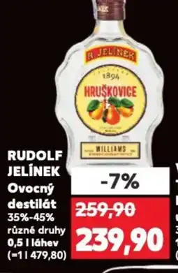 Kaufland RUDOLF JELÍNEK Ovocný destilát nabídka