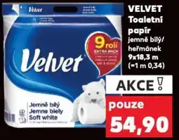 Kaufland VELVET Toaletní papir nabídka
