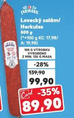 Kaufland Lovecký salám/ Herkules nabídka