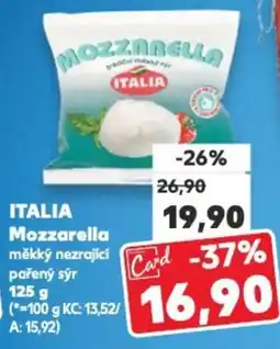Kaufland ITALIA Mozzarella nabídka