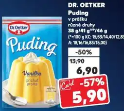 Kaufland DR. OETKER Puding nabídka