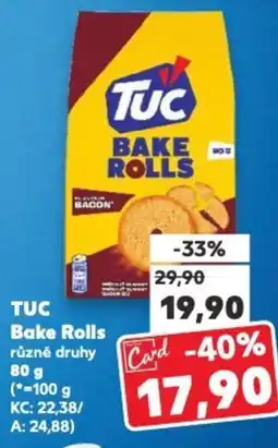 Kaufland TUC Bake Rolls nabídka