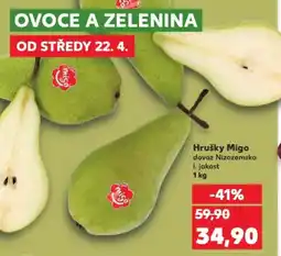 Kaufland Hrušky Migo nabídka