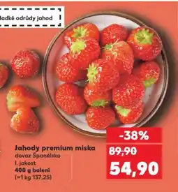 Kaufland Jahody premium miska nabídka