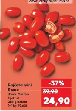 Kaufland Rajčata mini Roma nabídka