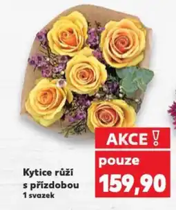 Kaufland Kytice růži s přízdobou nabídka