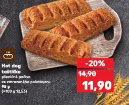 Kaufland Hot dog taštička nabídka