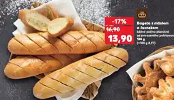 Kaufland Bageta s máslem a česnekem nabídka