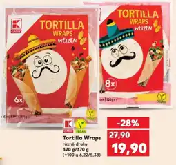 Kaufland Tortilla Wraps nabídka