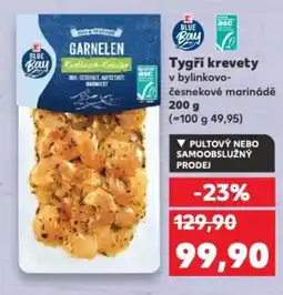 Kaufland Tygří krevety nabídka